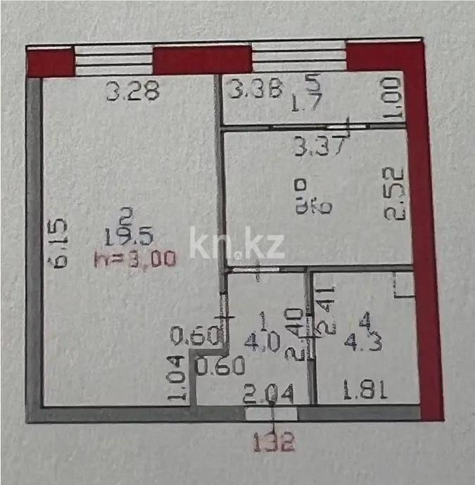 Продажа 1-комнатной квартиры, 38 м², ул. Жошы хана, дом  14/1 в Астане - фото 3