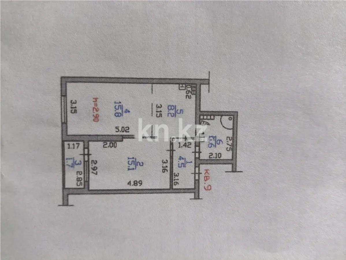 Продажа 1-комнатной квартиры, 50.9 м², пр. Рыскулова, дом  103/7 стр в Алматы - фото 3