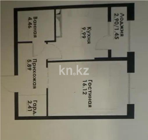 Продажа 1-комнатной квартиры, 41 м² в Алматы