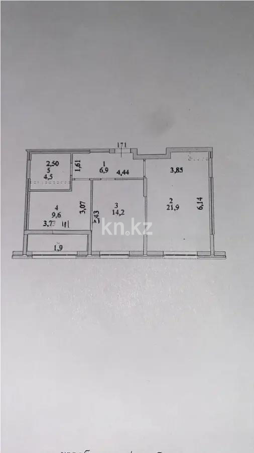 Продажа 2-комнатной квартиры, 59 м², ул. Серкебаева, дом  22 в Астане - фото 5