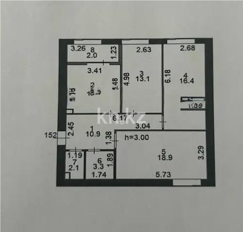 Продажа 3-комнатной квартиры, 79 м² в Астане - фото 3