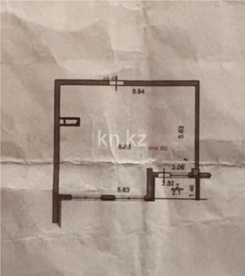 Продажа 1-комнатной квартиры, 60.4 м² в Алматы