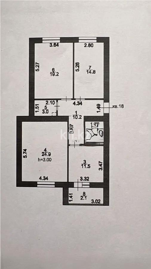 Продажа 3-комнатной квартиры, 90 м² в Астане - фото 4