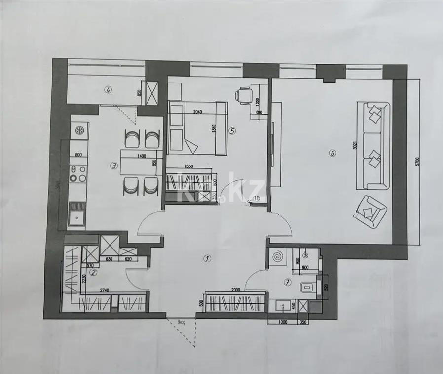 Продажа 2-комнатной квартиры, 75 м² в Астане - фото 5