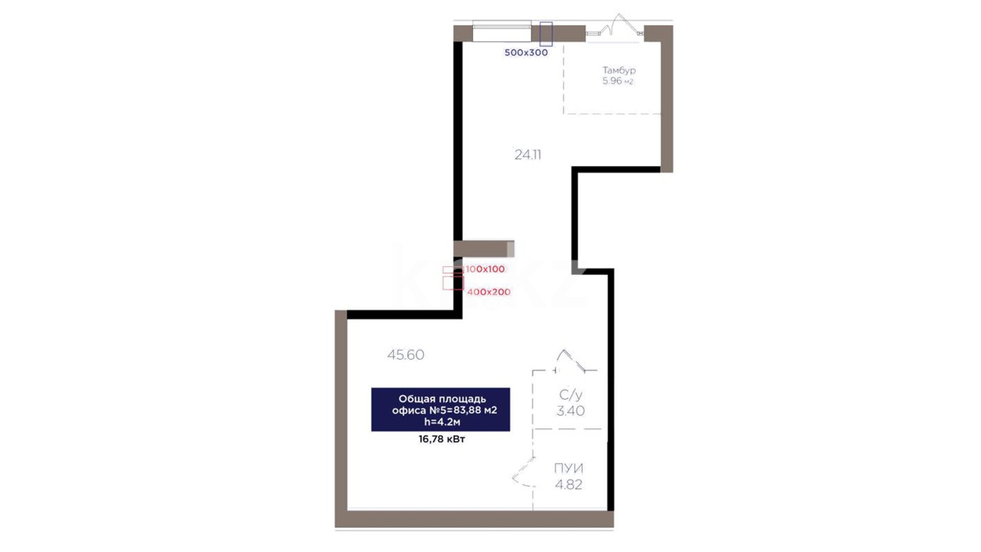 ЖК OİU, цена 54 528 500 ₸, 650 000 ₸&nbsp;/&nbsp;м²