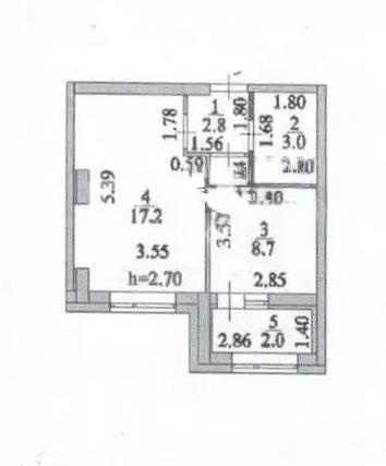 Продажа 1-комнатной квартиры, 34 м² в Астане