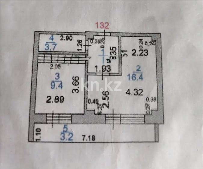 Продажа 2-комнатной квартиры, 37 м² в Караганде - фото 6