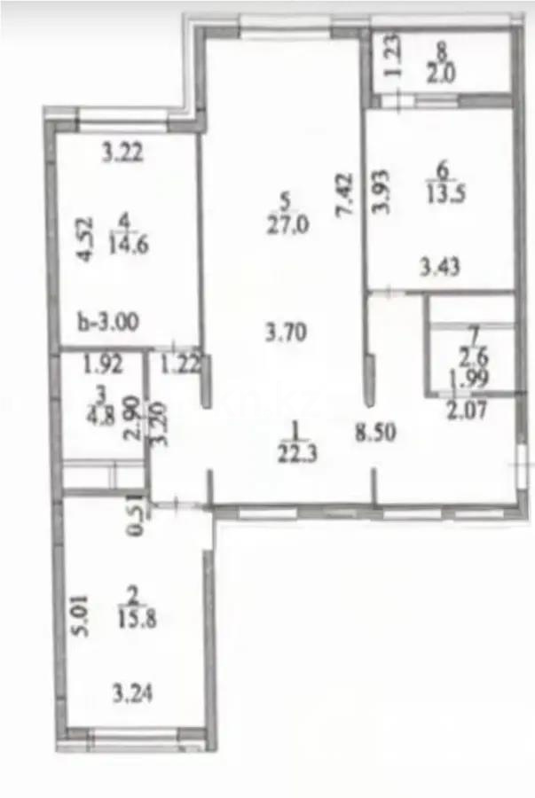Продажа 3-комнатной квартиры, 103 м² в Астане