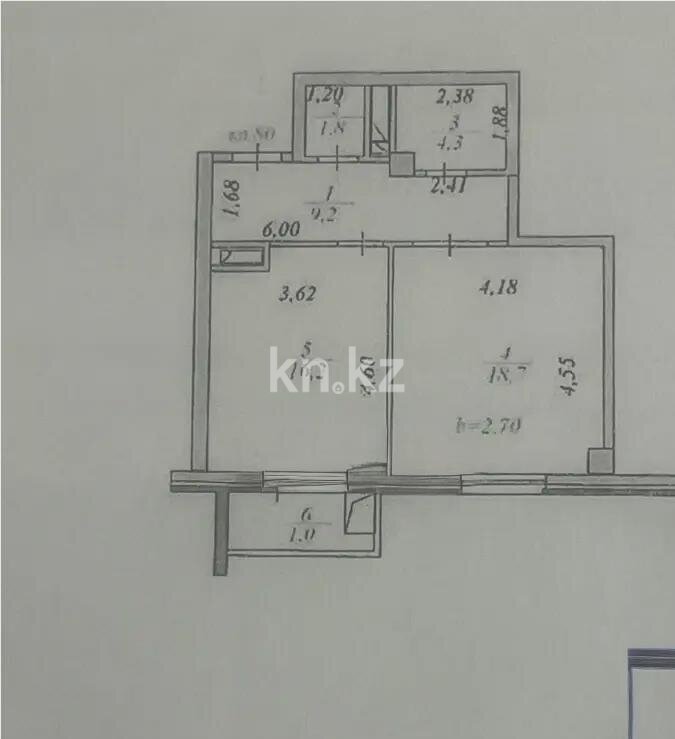 Продажа 1-комнатной квартиры, 52 м² в Астане - фото 6