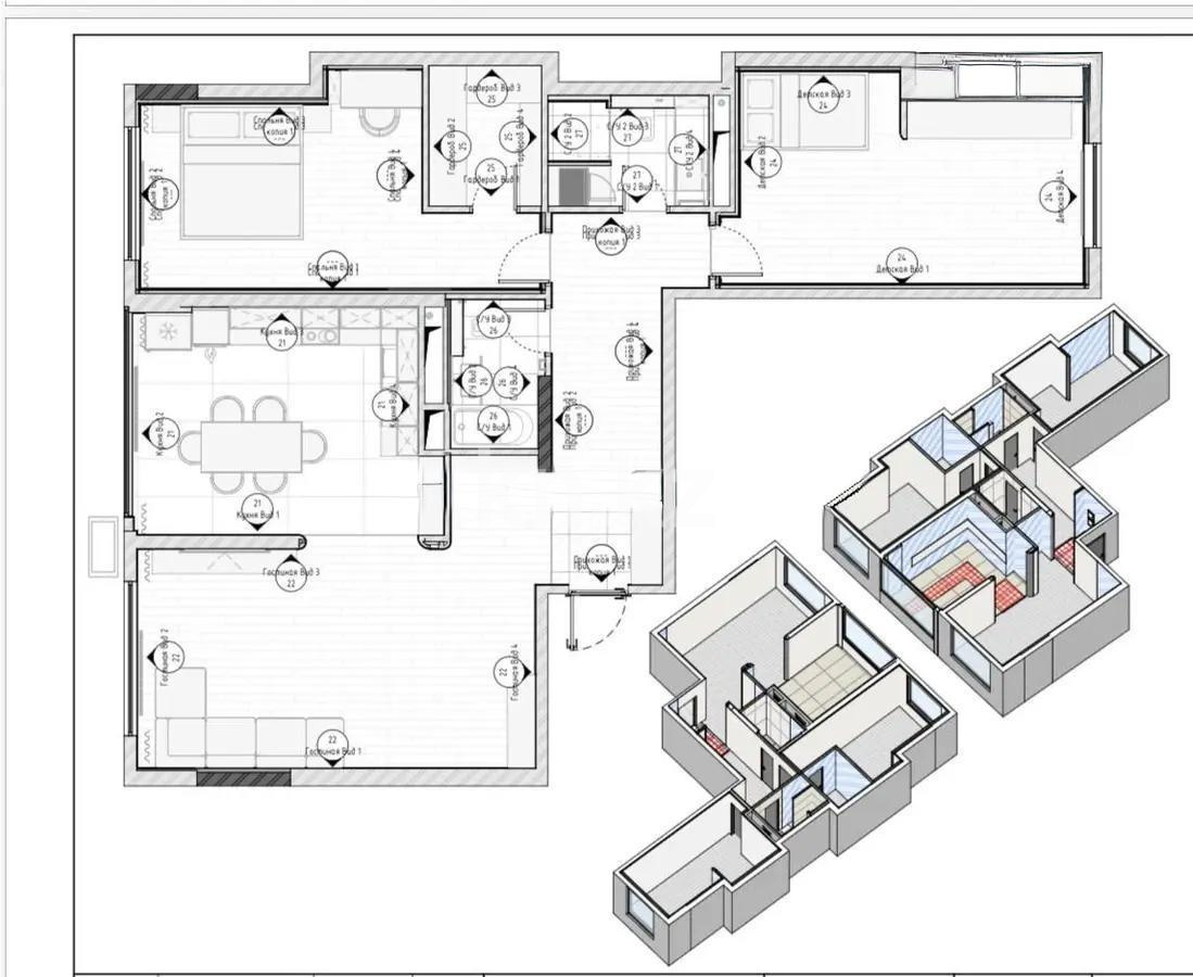 Продажа 3-комнатной квартиры, 99 м² в Астане