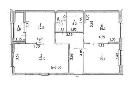 Продажа 3-комнатной квартиры, 88.5 м², ул. Е-36, дом  5 в Астане - фото 8
