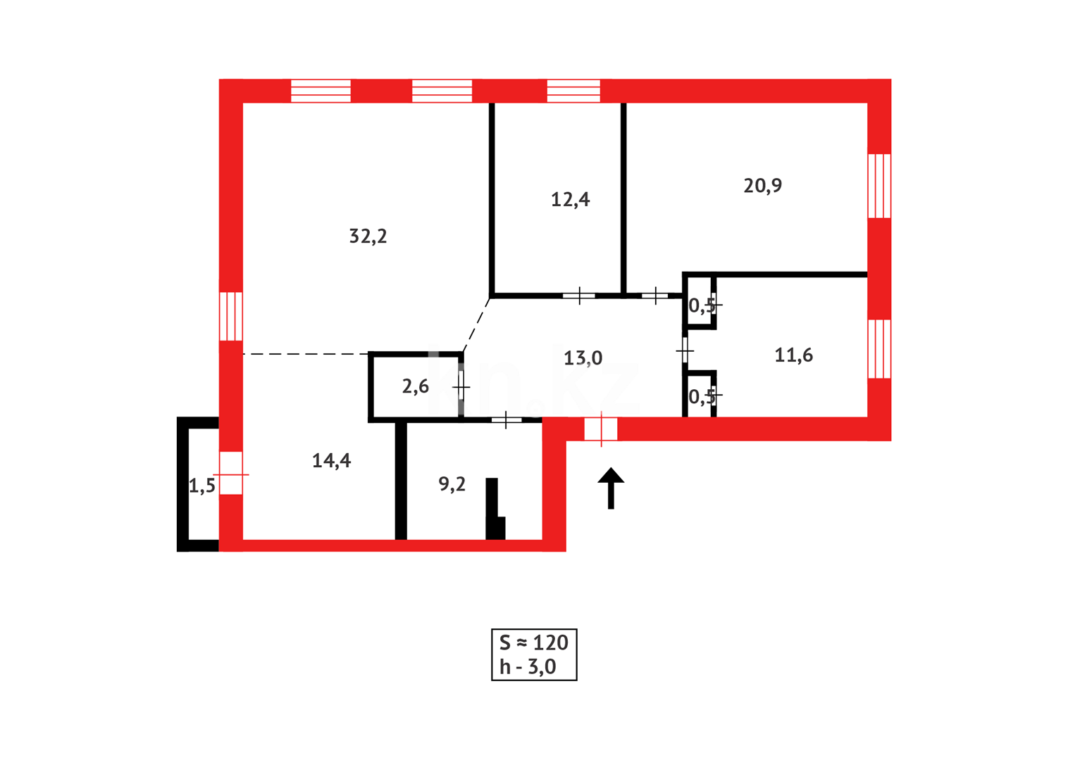 Продажа 4-комнатной квартиры, 140 м² в Темиртау - фото 4