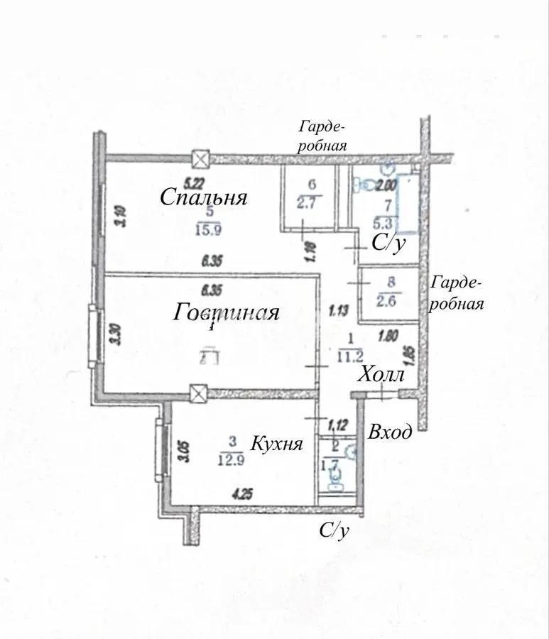 Продажа 2-комнатной квартиры, 73 м², ул. Курмангазы, дом  97 в Алматы - фото 4