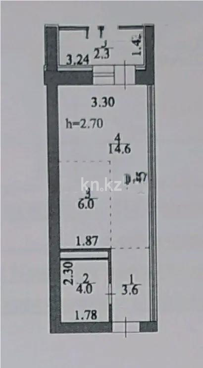 Продажа 1-комнатной квартиры, 30.5 м², пр. Аль-Фараби, дом  76 в Астане - фото 4
