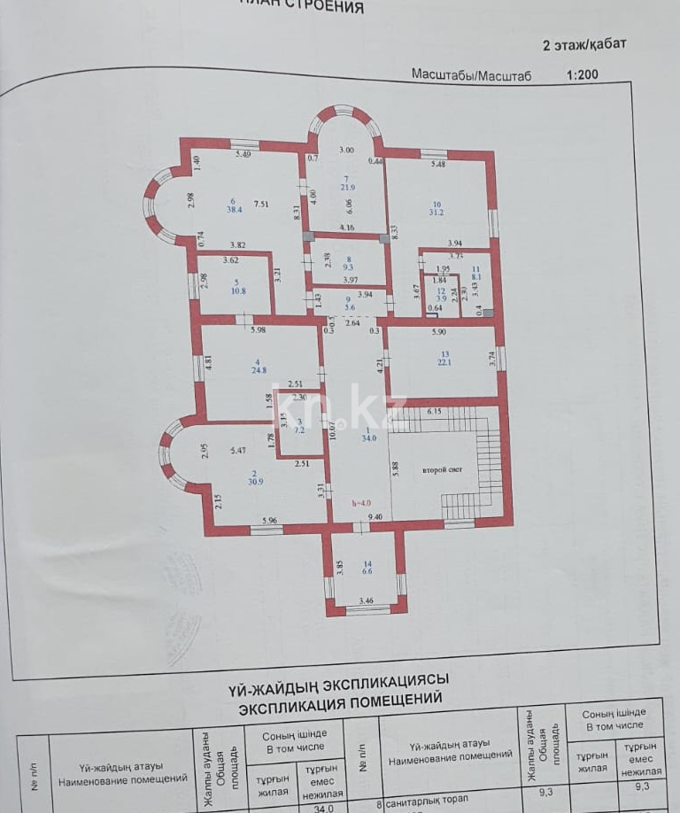 Продажа 7-комнатного дома, 830 м², Комсомольский в Астане - фото 2