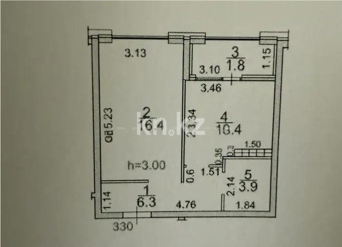 Продажа 1-комнатной квартиры, 38.8 м² в Алматы - фото 3