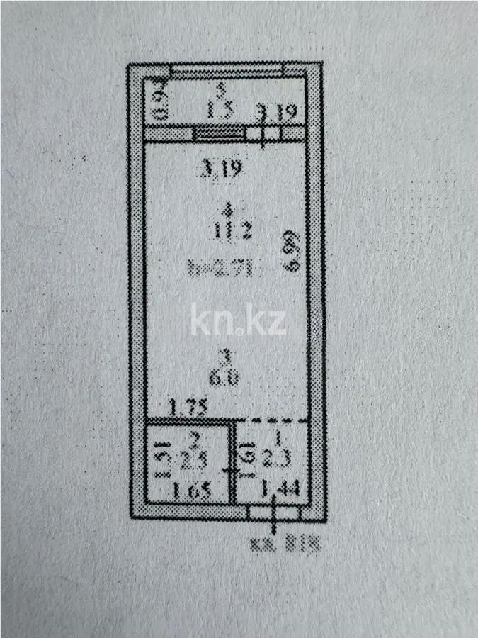 Продажа 1-комнатной квартиры, 24.5 м² в Астане