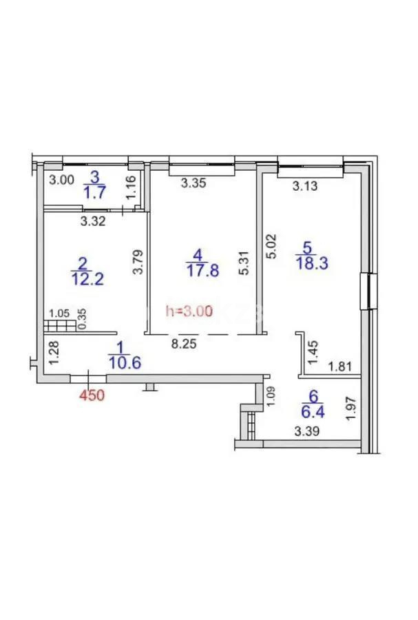 Продажа 2-комнатной квартиры, 67 м² в Алматы - фото 4