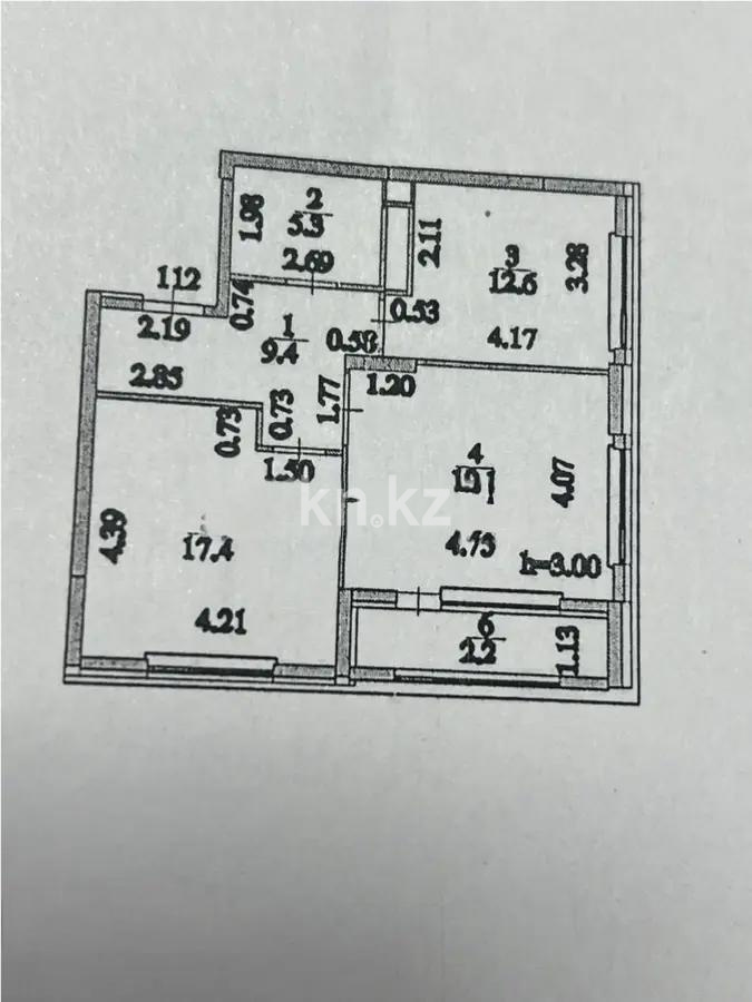 Продажа 2-комнатной квартиры, 68 м² в Астане