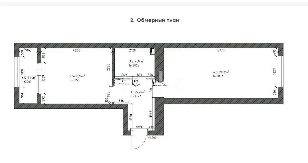 Продажа 2-комнатной квартиры, 45 м² в Астане - фото 6