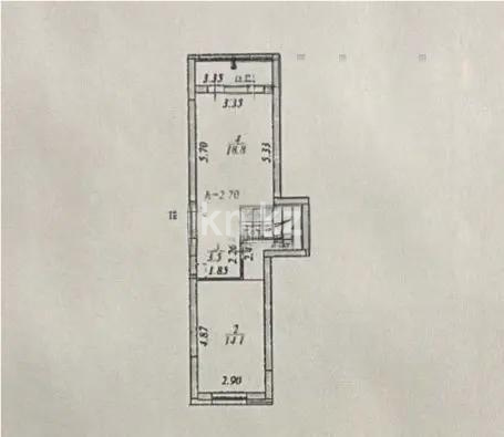 Продажа 2-комнатной квартиры, 44 м² в Астане
