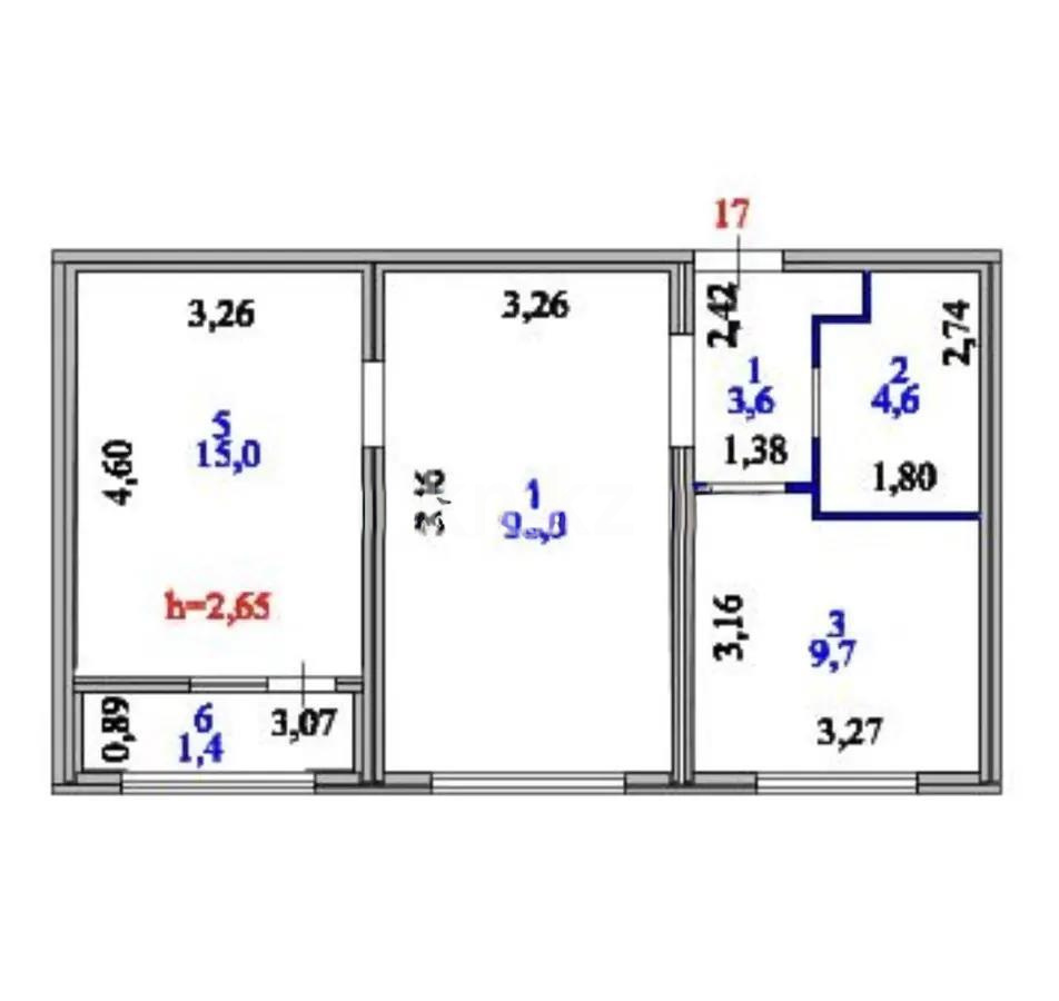 Продажа 2-комнатной квартиры, 53 м² в Астане - фото 6