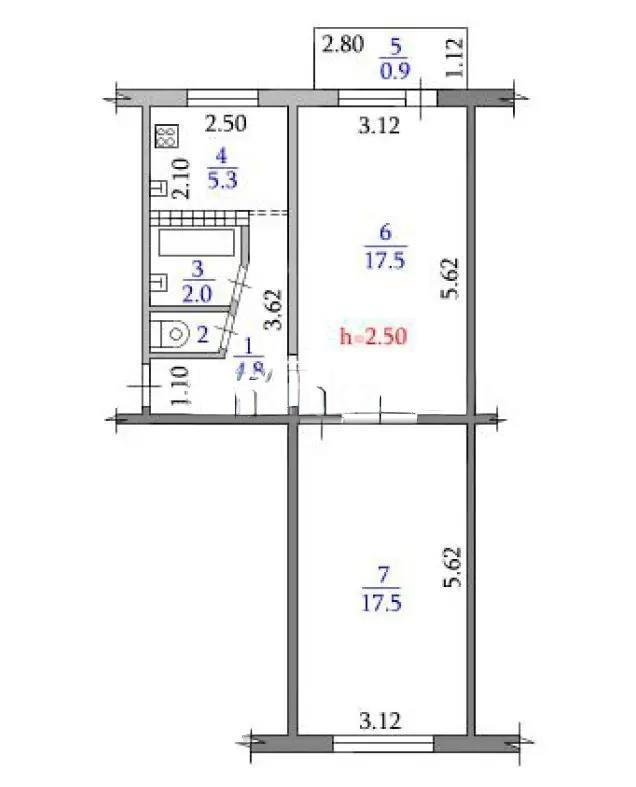 Продажа 2-комнатной квартиры, 49 м², ул. Макатаева, дом  186 в Алматы - фото 6