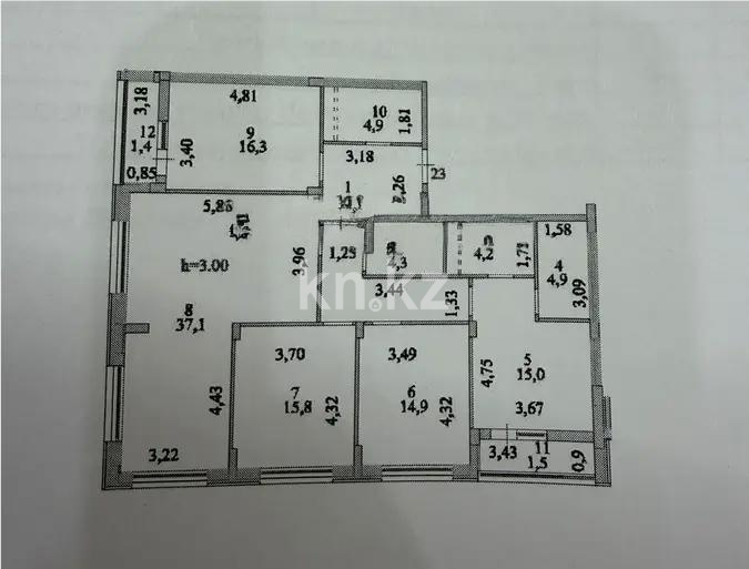 Продажа 4-комнатной квартиры, 137 м² в Астане