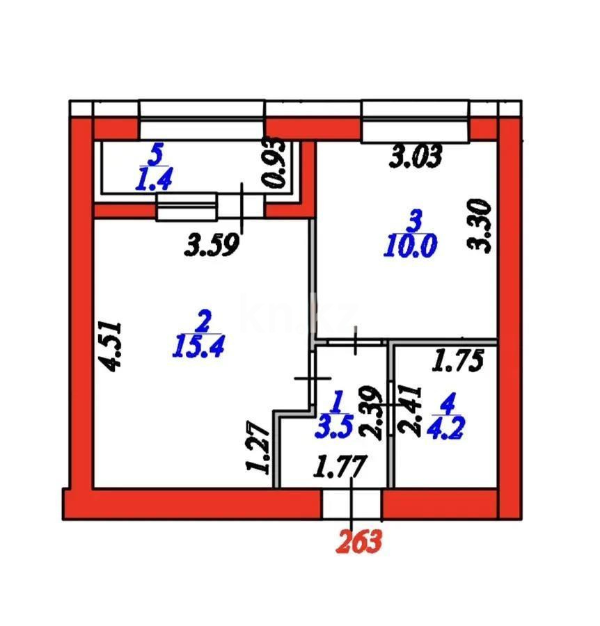 Продажа 1-комнатной квартиры, 35 м², пр. Туран, дом  55/6 в Астане - фото 2