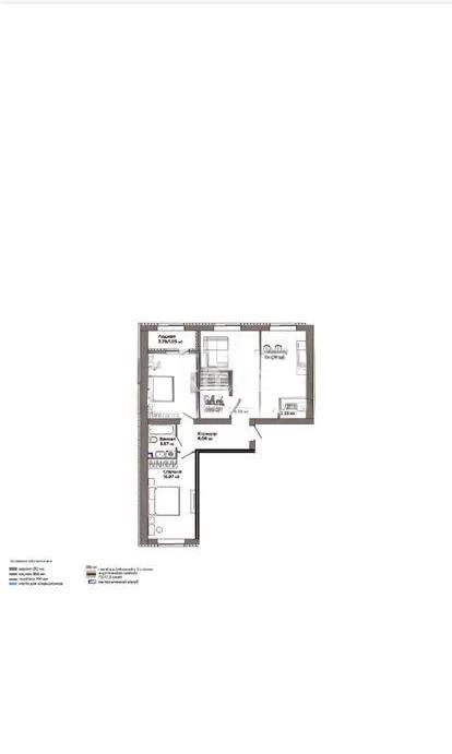 Продажа 3-комнатной квартиры, 84.14 м², пр. Улы Дала, дом  5 стр в Астане