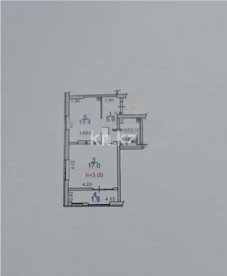 Продажа 2-комнатной квартиры, 41 м² в Алматы