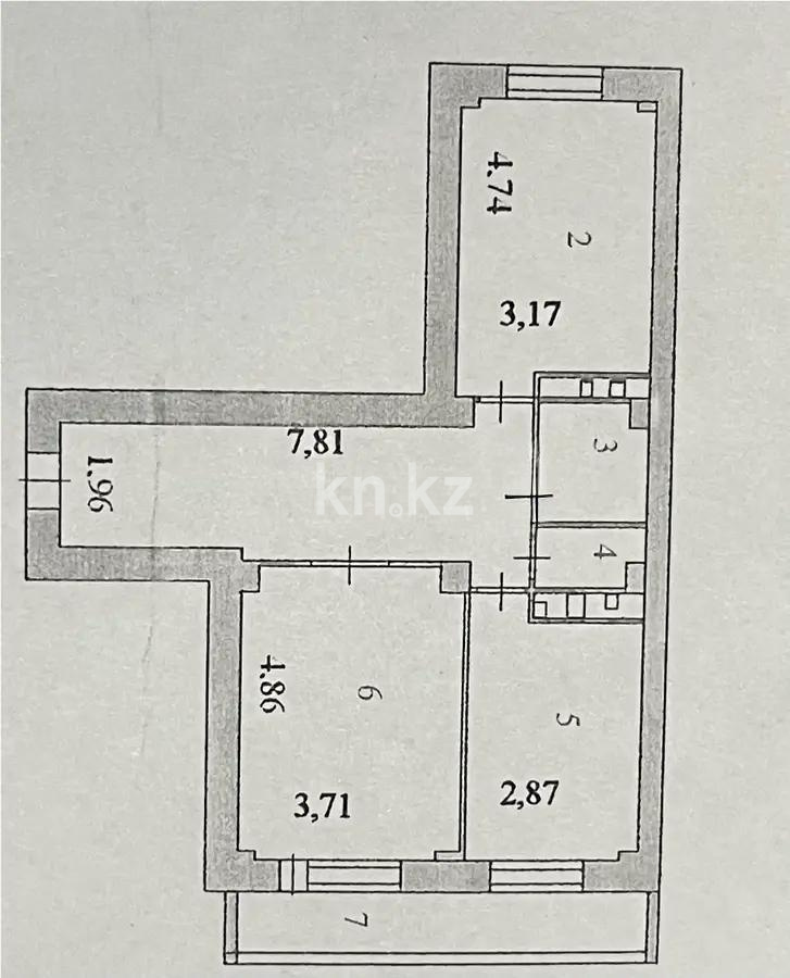 Продажа 2-комнатной квартиры, 75 м² в Астане - фото 7