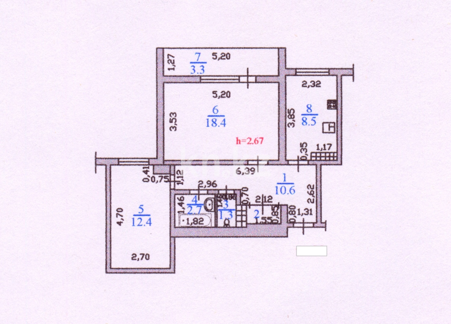Продажа 2-комнатной квартиры, 58.5 м² в Алматы - фото 21