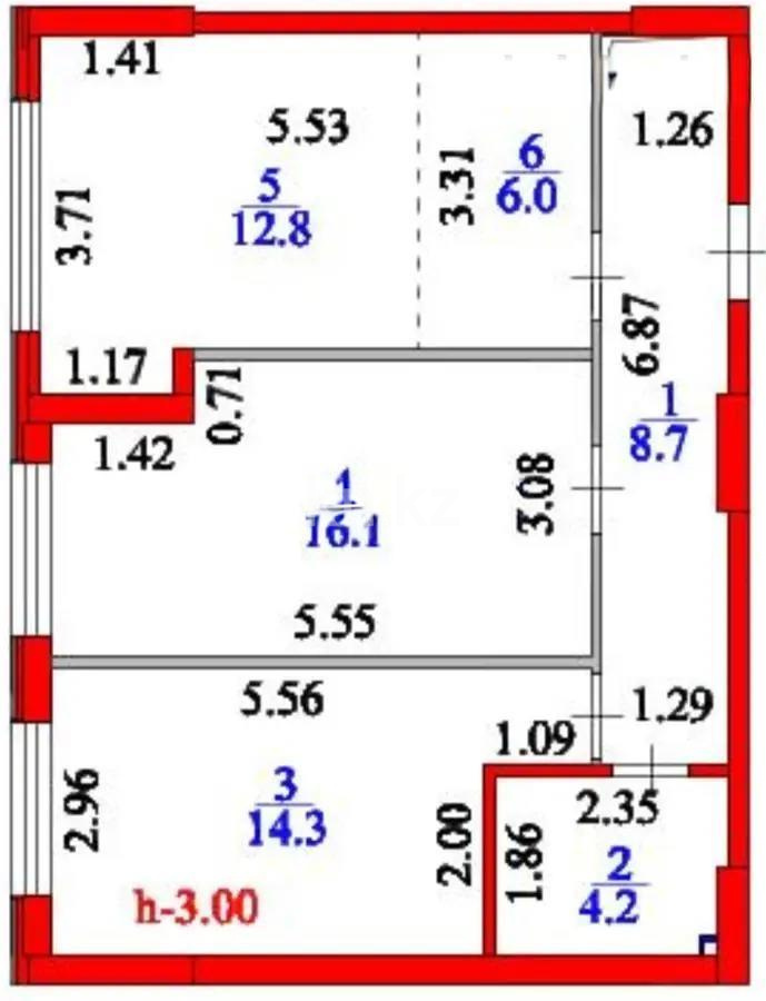 Продажа 3-комнатной квартиры, 62.5 м², пр. Туран, дом  67 в Астане - фото 5