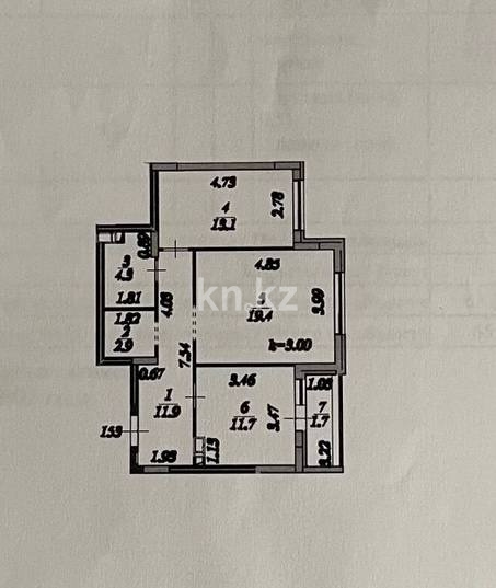 Продажа 2-комнатной квартиры, 64.4 м² в Астане - фото 9