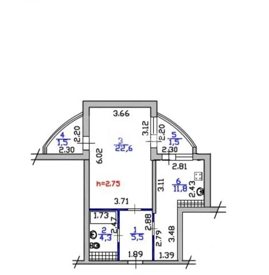Продажа 1-комнатной квартиры, 47 м² в Алматы - фото 4