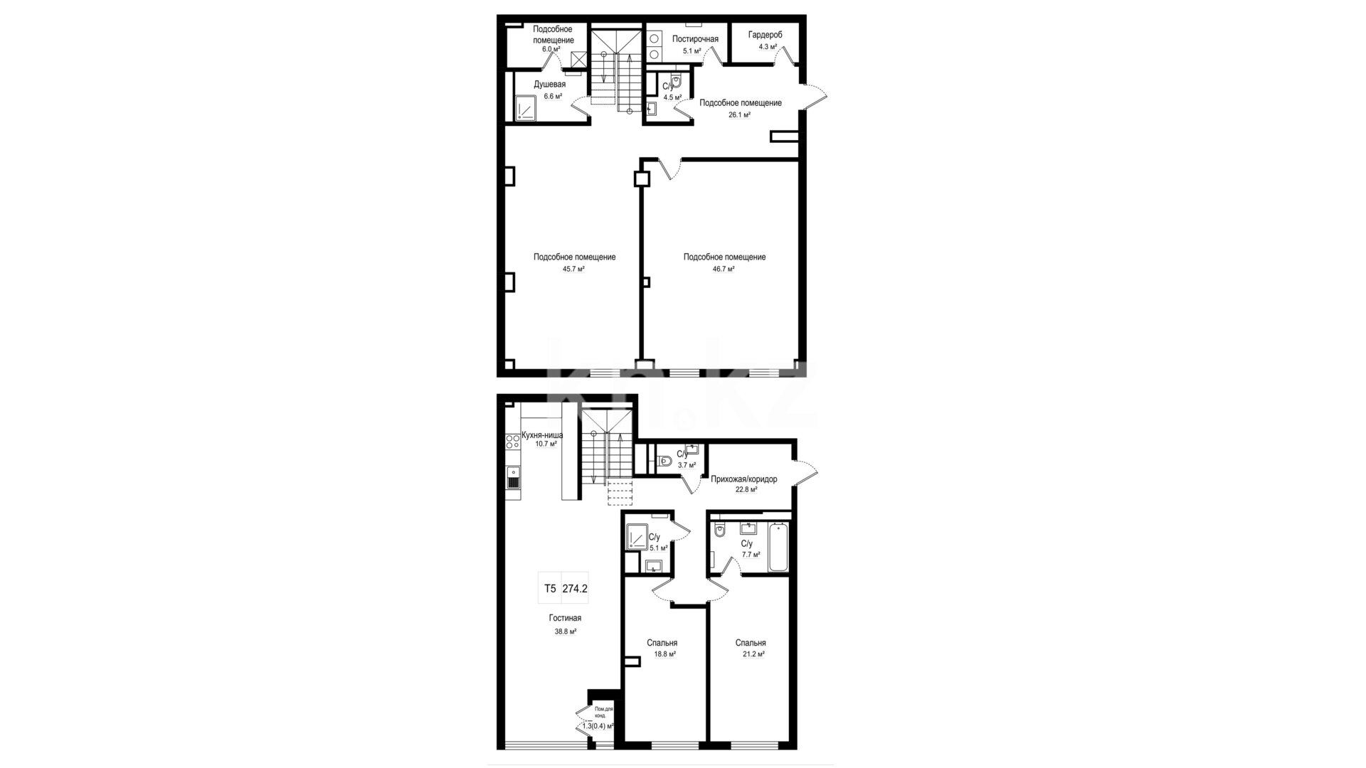 ЖК Silver Hills, 5-комнатная, цена 191 940 000 ₸, 700 000 ₸&nbsp;/&nbsp;м²