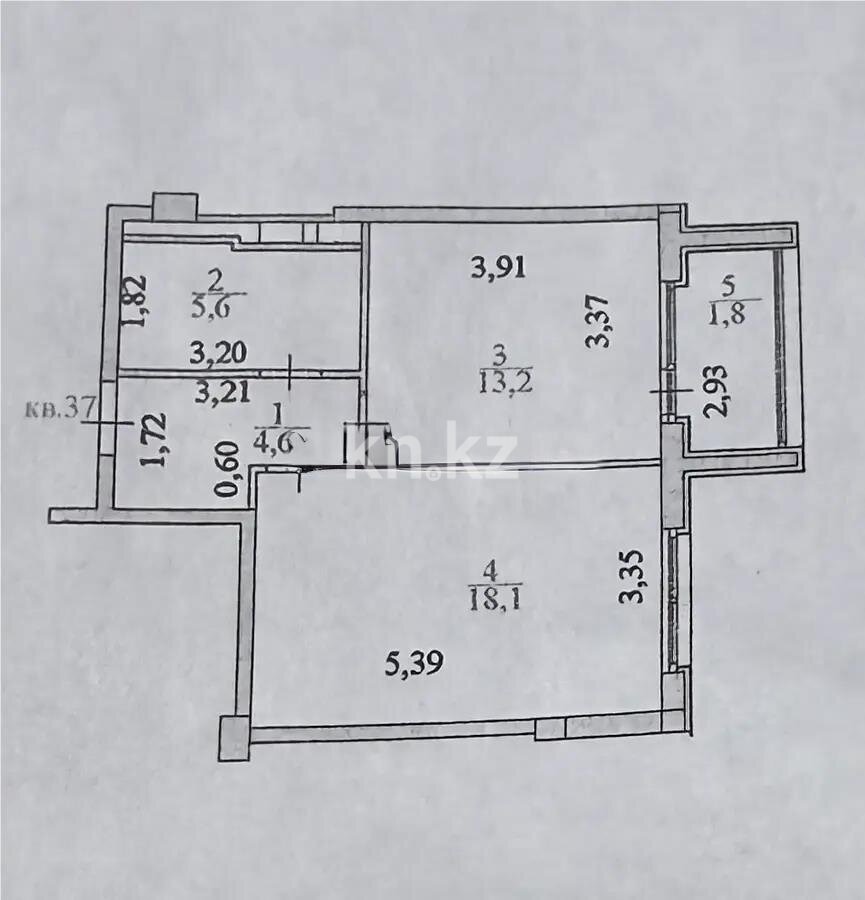 Продажа 1-комнатной квартиры, 43.3 м² в Астане - фото 5
