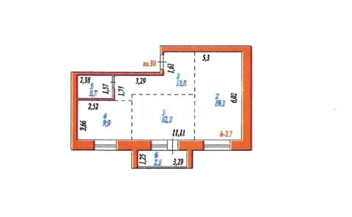 Продажа 2-комнатной квартиры, 60 м² в Астане - фото 3