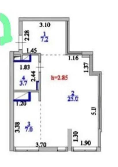 Продажа 1-комнатной квартиры, 43 м² в Астане - фото 5