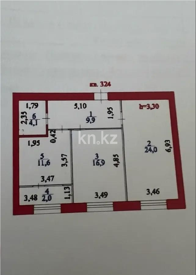 Продажа 2-комнатной квартиры, 70 м² в Астане