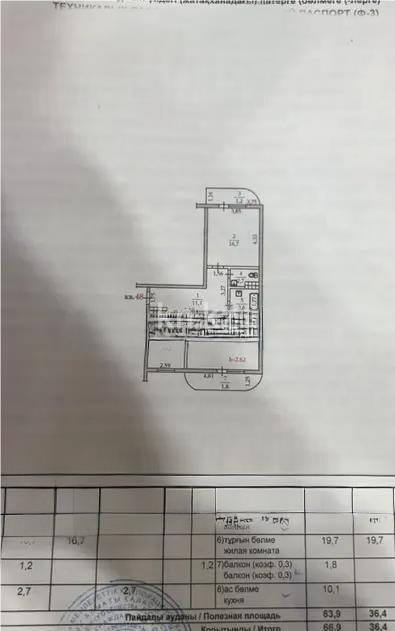 Продажа 2-комнатной квартиры, 70 м² в Алматы - фото 4