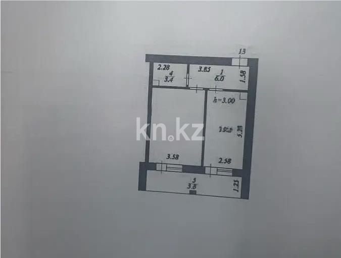 Продажа 1-комнатной квартиры, 45.1 м² в Астане