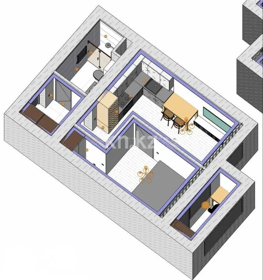 Продажа 2-комнатной квартиры, 34 м² в Астане - фото 3