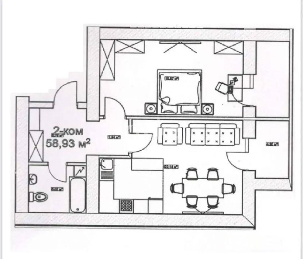 Продажа 2-комнатной квартиры, 59 м², ул. Калдаякова, дом  46 в Астане - фото 5