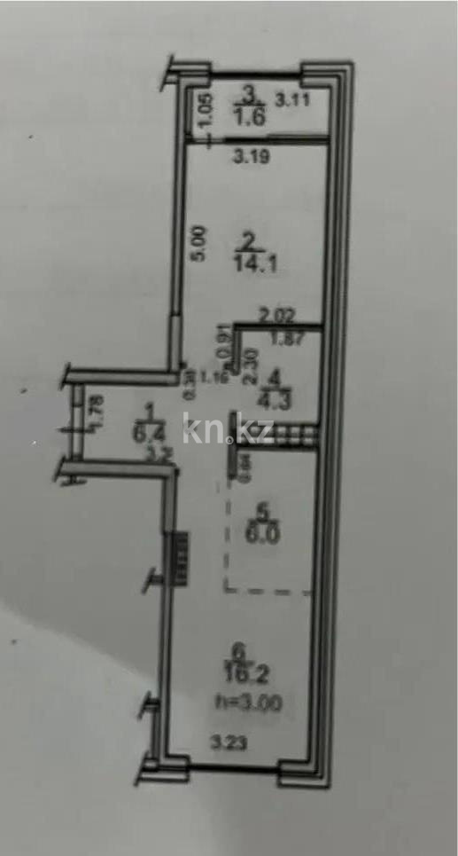 Продажа 2-комнатной квартиры, 48.6 м² в Алматы - фото 2