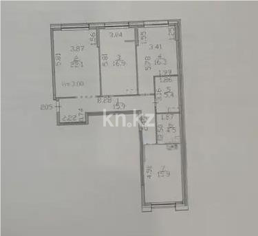 Продажа 3-комнатной квартиры, 98 м², ул. Жошы хана, дом  20 в Астане