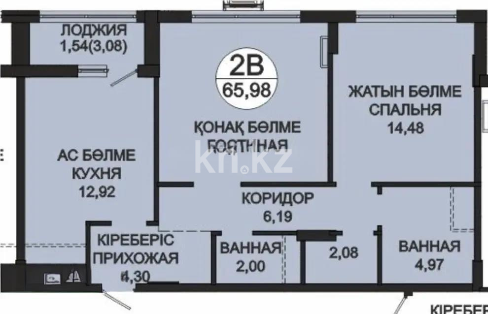 Продажа 3-комнатной квартиры, 67 м², пр. Туран, дом  39 в Астане