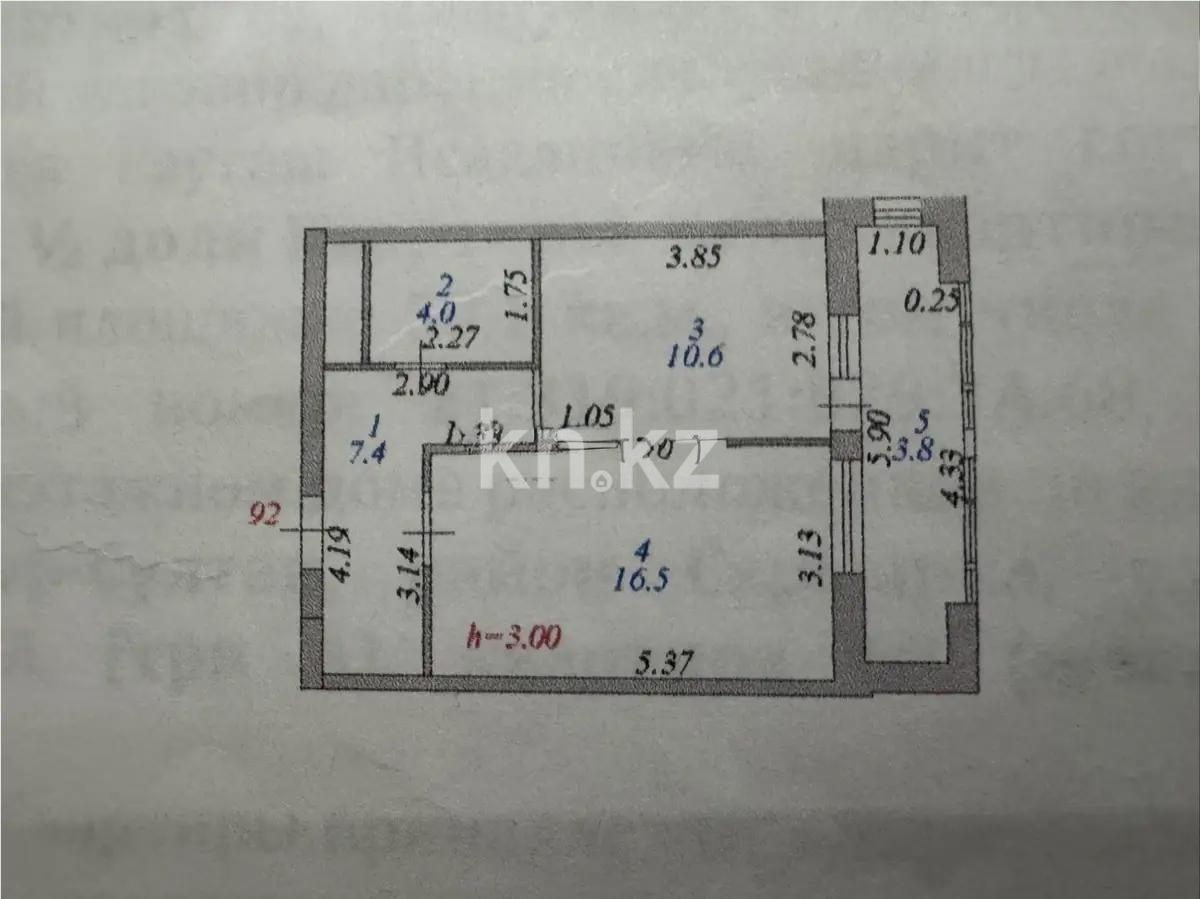 Продажа 1-комнатной квартиры, 42.3 м² в Астане - фото 4
