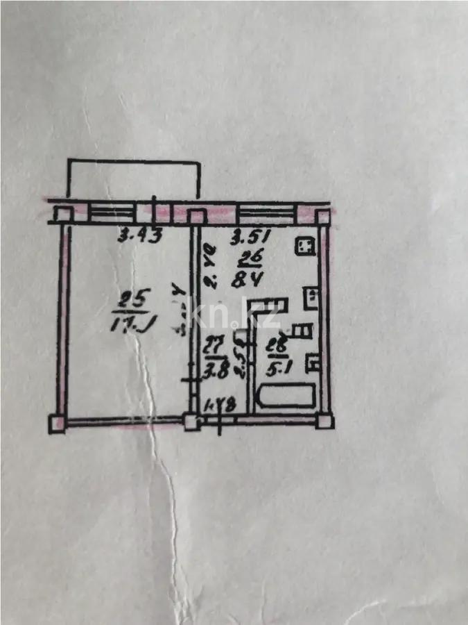 Продажа 1-комнатной квартиры, 34 м², пр. Назарбаева, дом  235В в Алматы - фото 4
